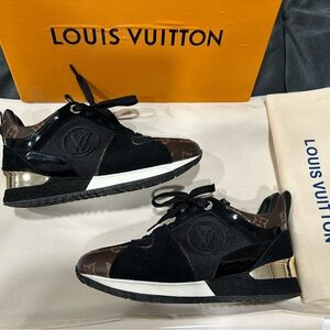 Louis Vuitton Black and Brown Athletic Shoes
